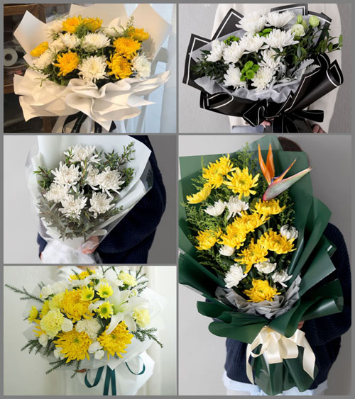 贵州铜仁市松桃县迓驾镇马安村白事花束代送